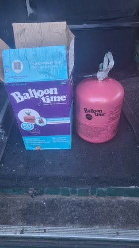 Helium tank empty balloon - helium,