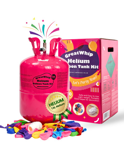 Balloons helium gas - helium, disposable
